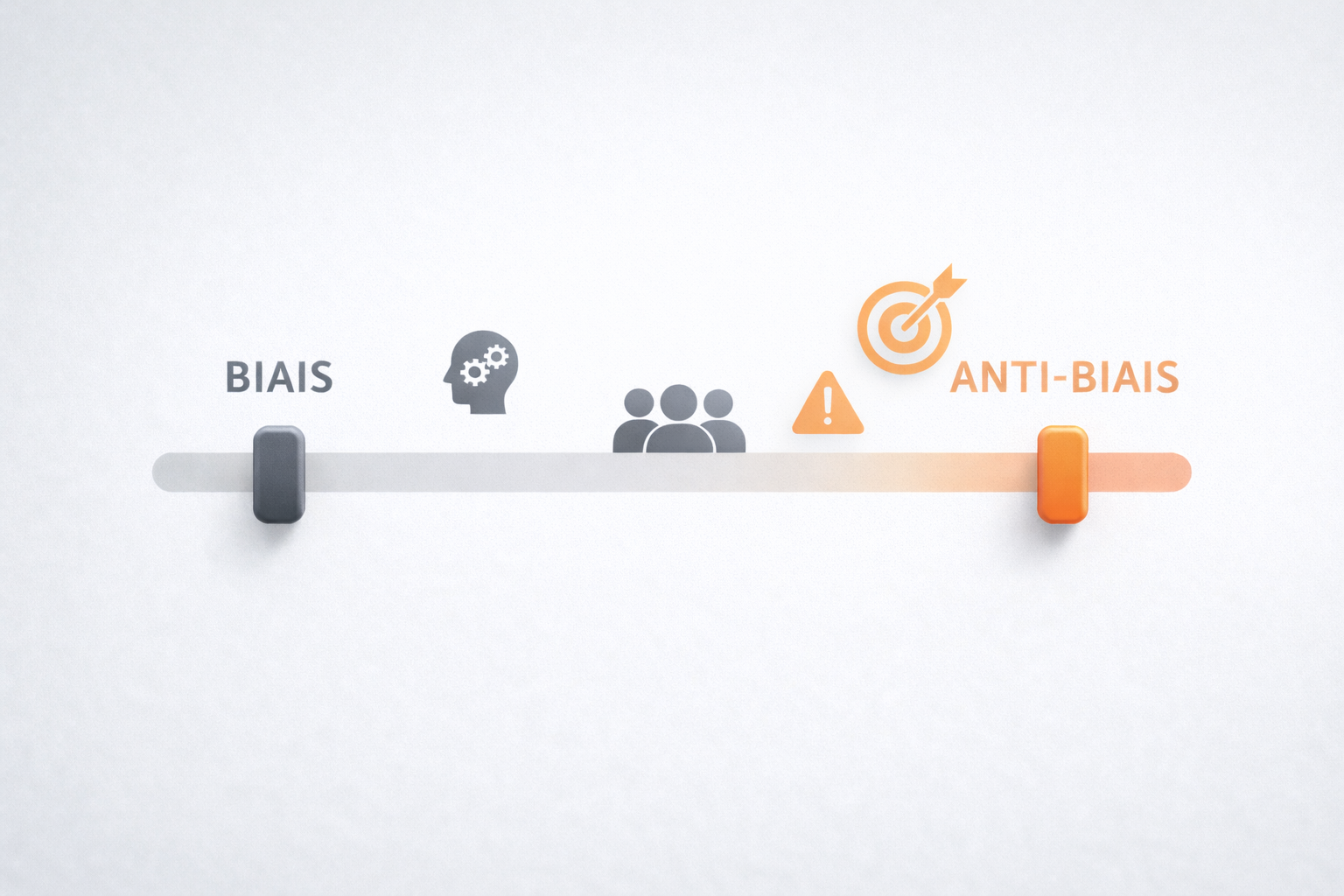 Image représentant la dualité entre iais cognitif et anti biais cognitif