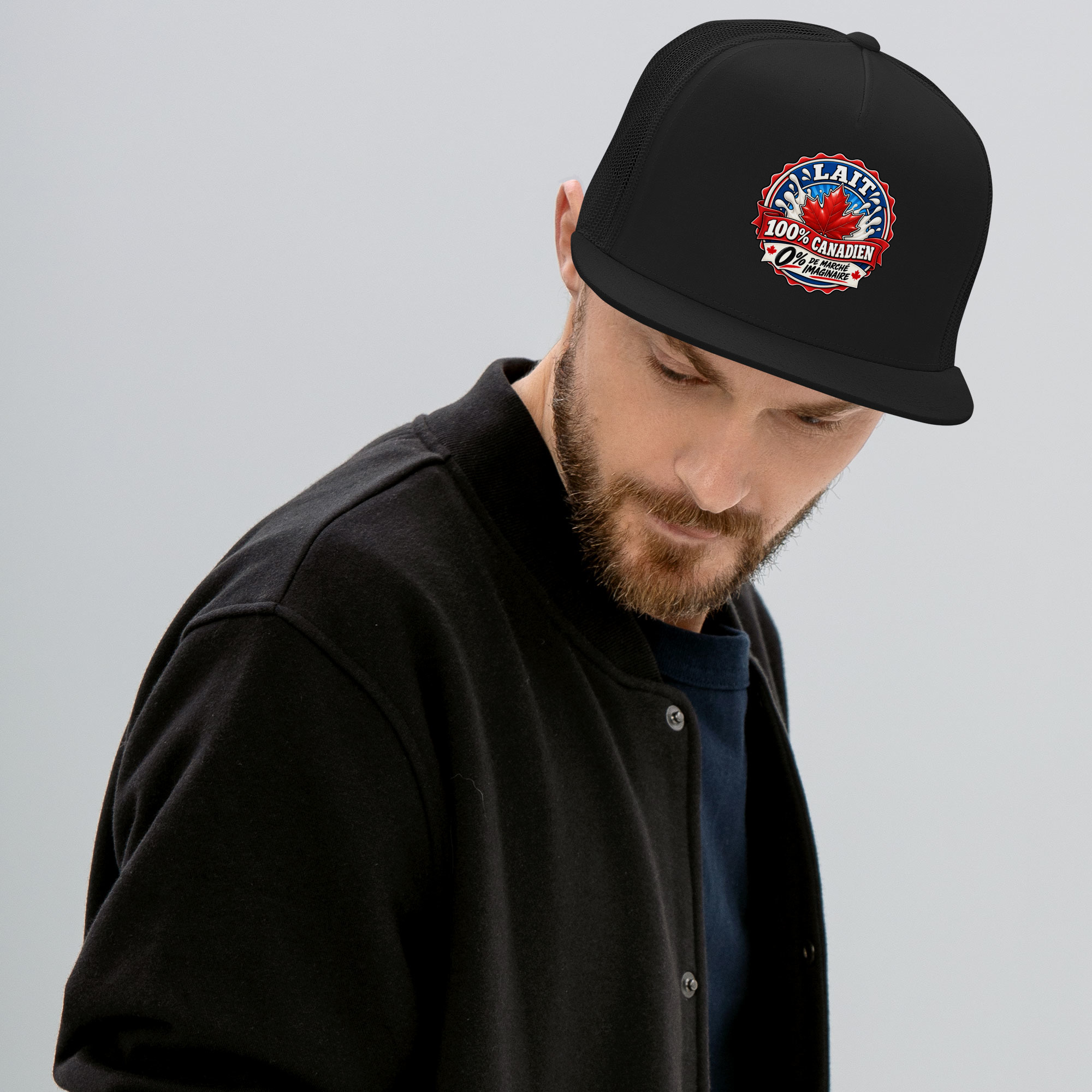 Casquette Trucker, Lait 100% canadien, 0% de marché imaginaire – Image 6
