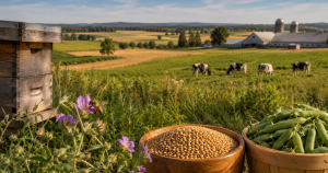 Actualité agricole Québec 22 août 2026, ruche, abeille, lentilles, pois et ferme laitière